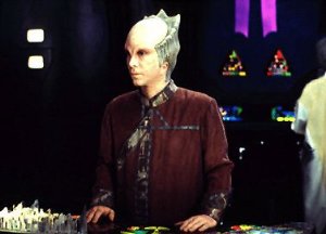 Lennier at the controls of the White Star